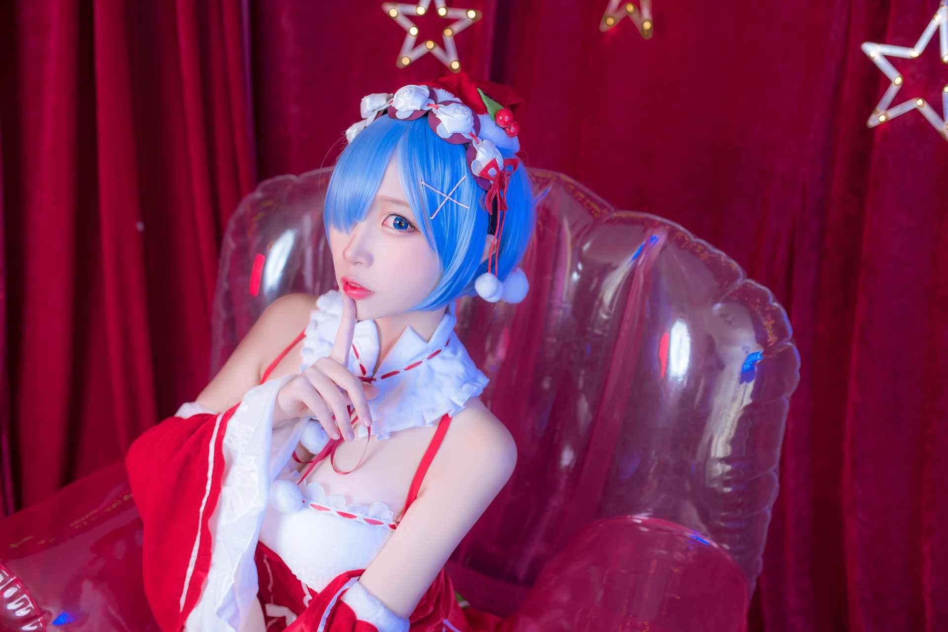 NO.023二佐Nisa雷姆圣诞写真作品【46P】-可宝主